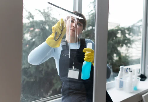 Nettoyage de vitres intérieures et extérieures à Noirétable